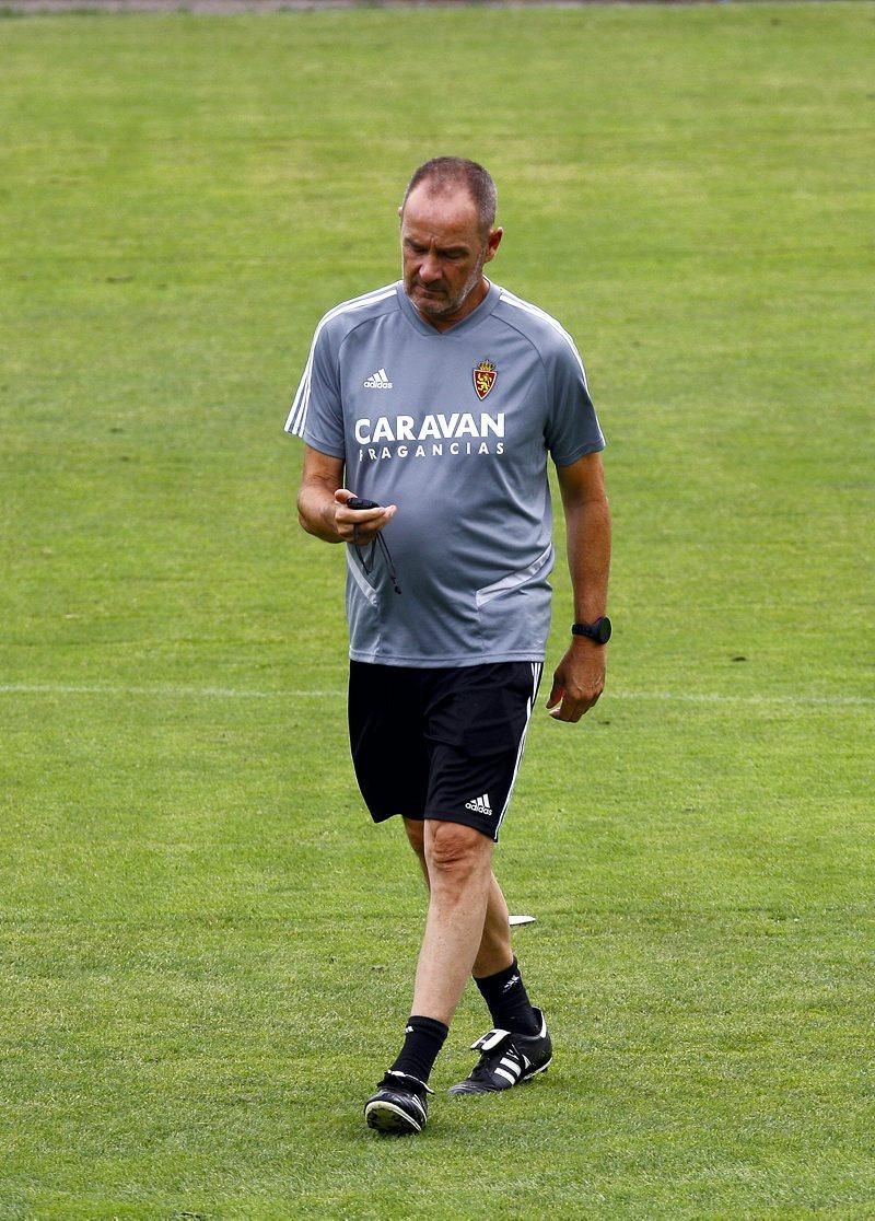 Concentración del Real Zaragoza en Boltaña