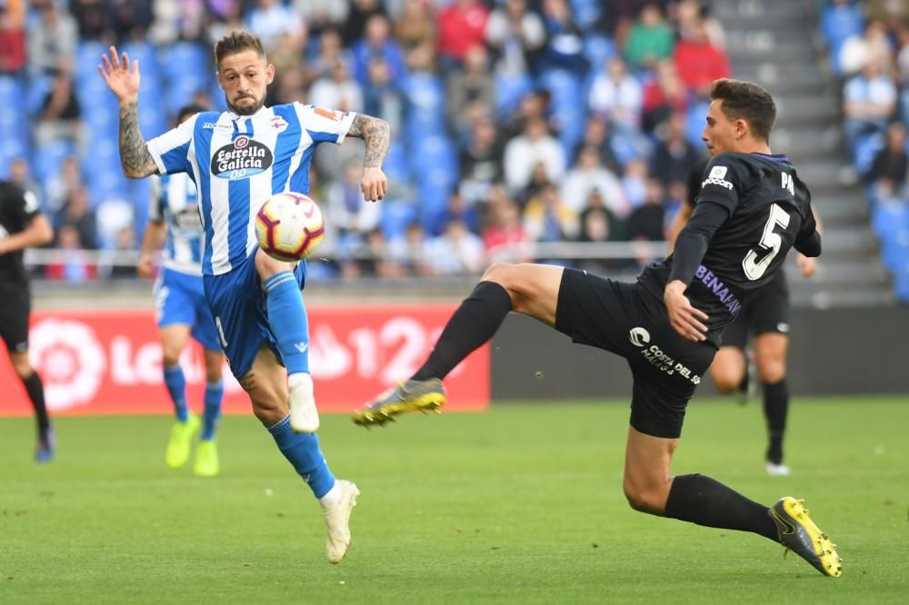 El Dépor remonta y le gana 4-2 al Málaga