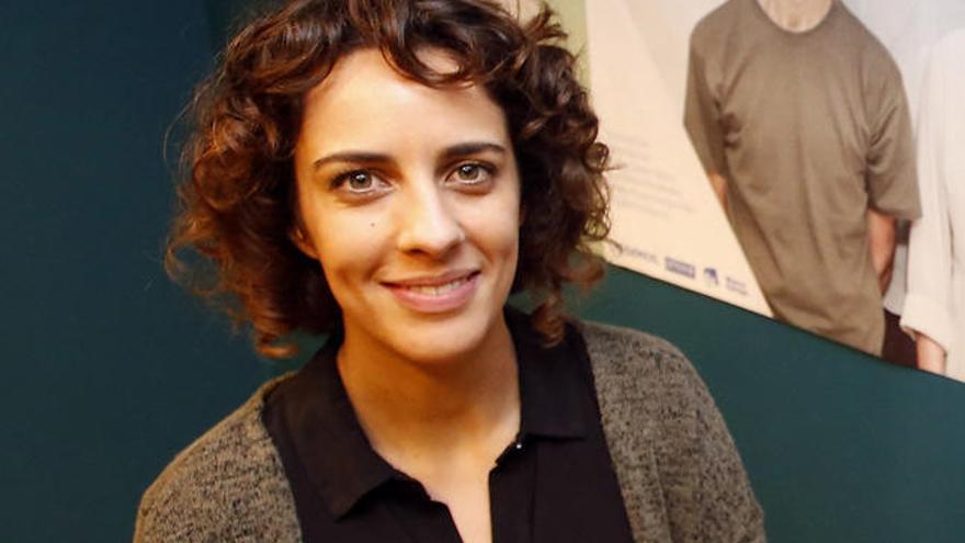 Alexandra Fernández, durante la campaña electoral. // Marta G. Brea