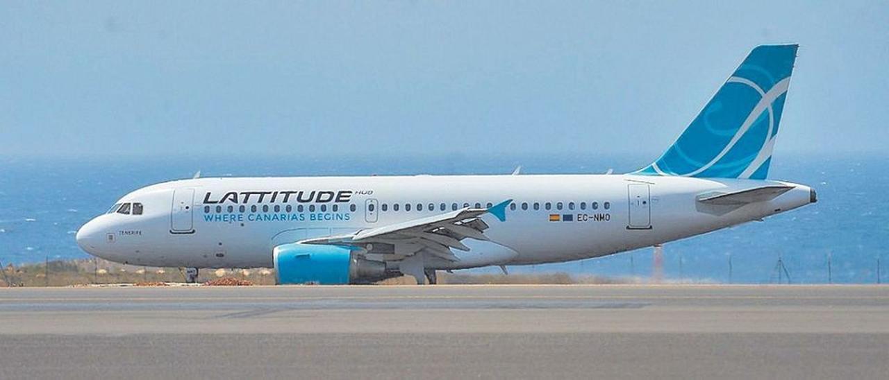 El avión Airbuss A319 de Canarian Airways.