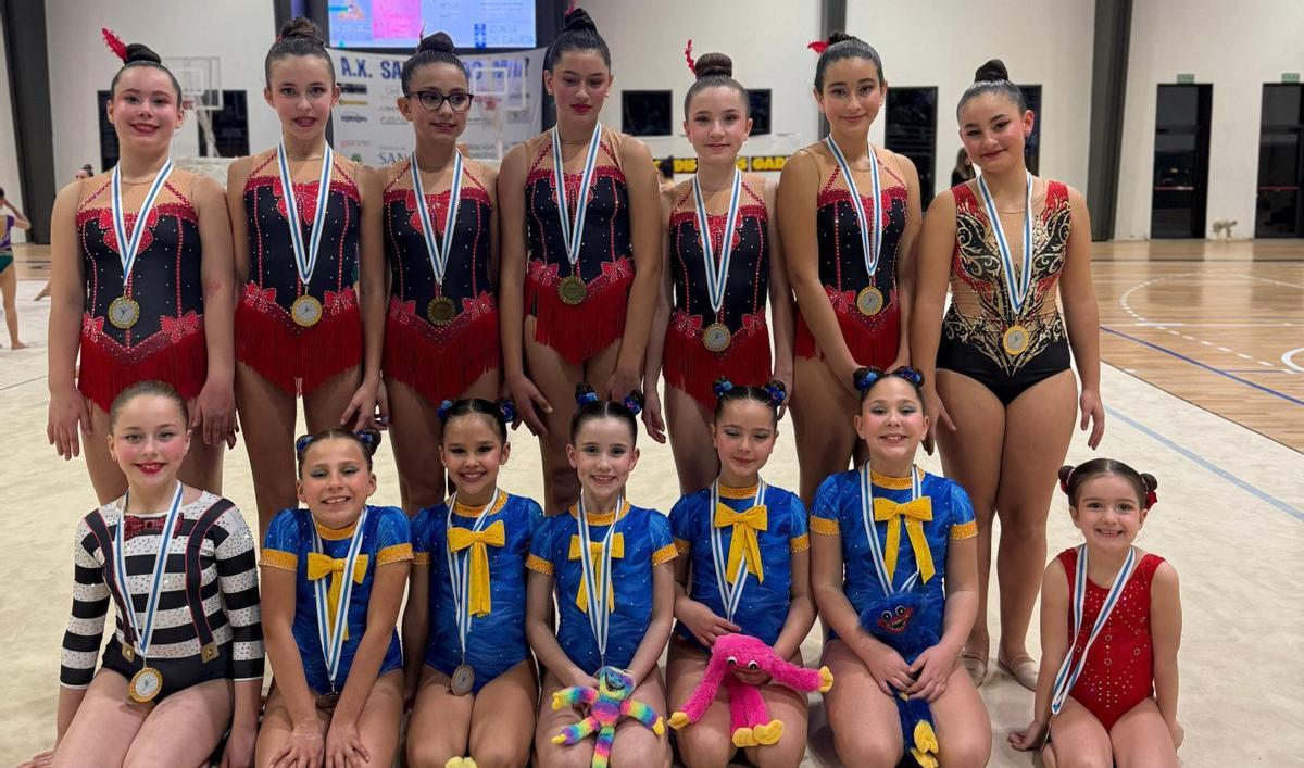 El In Mare consigue cinco podios en Baltar.