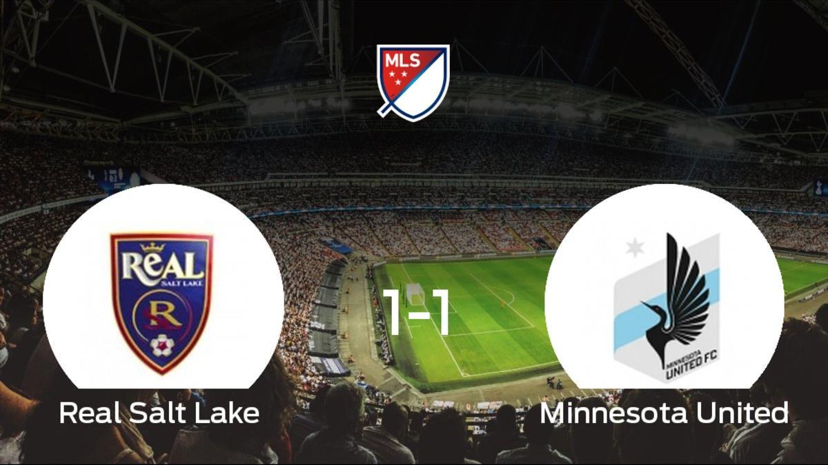 El Real Salt Lake y el Minnesota United se repartieron los puntos tras un empate a 1