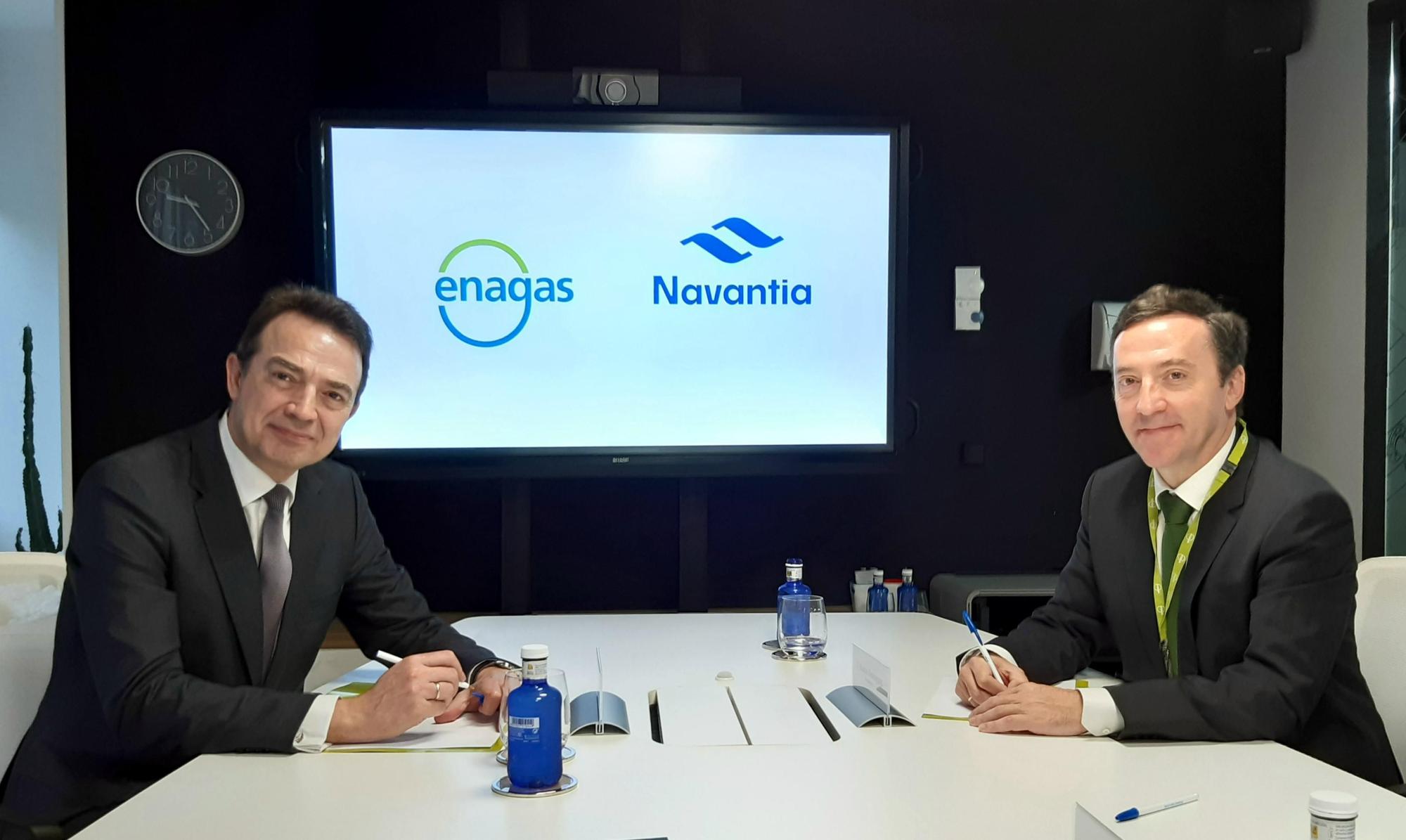 Firma del acuerdo entre Enagás y Navantia