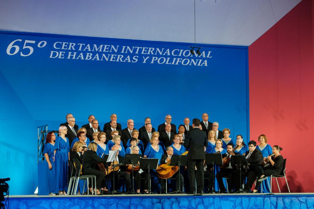 Velada de apertura del Certamen Internacional de Habaneras y Polilfonía de Torrevieja