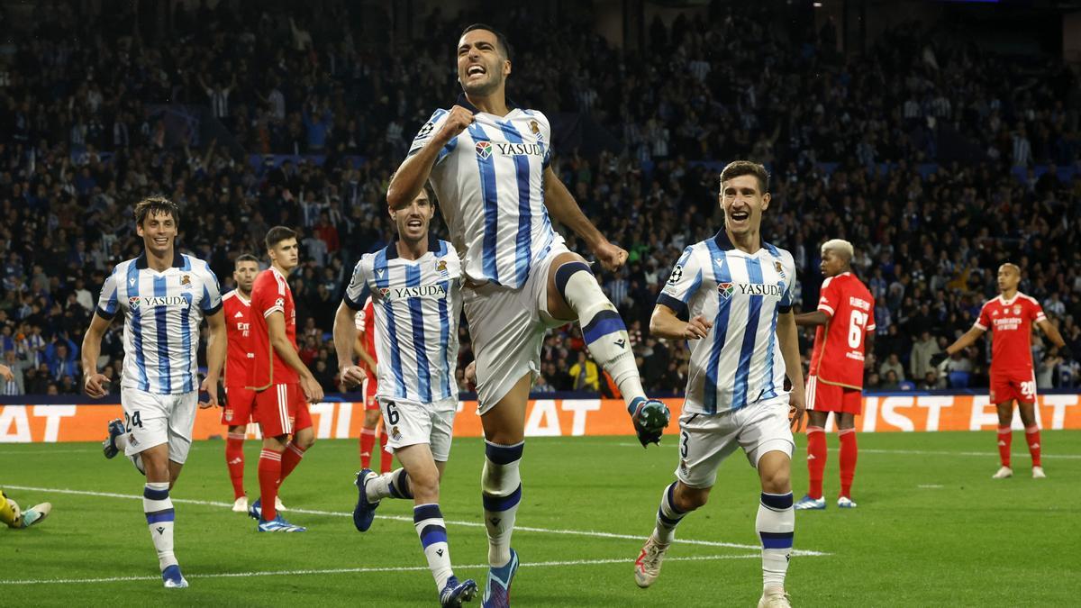 Champions | Real Sociedad - Benfica, en imágenes