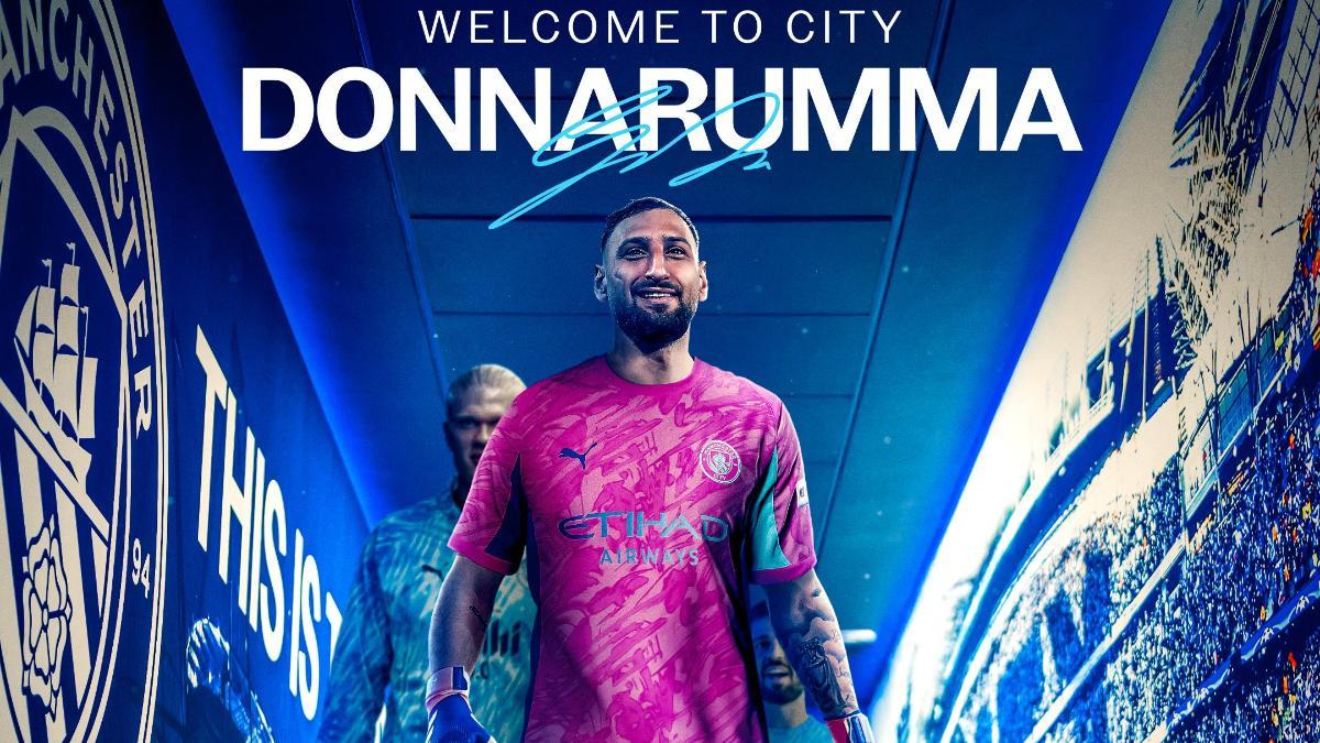 Donnarumma, nuevo portero del City