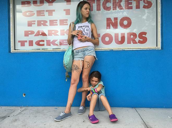 Bria Vinaite y Brooklyn Prince en 'The Florida Project'