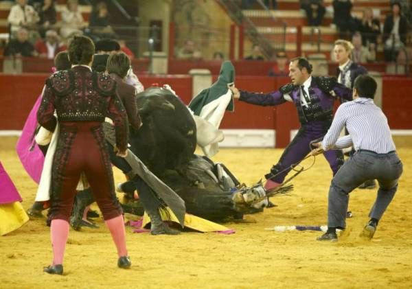 Vaquillas y rejones en la Feria San Jorge