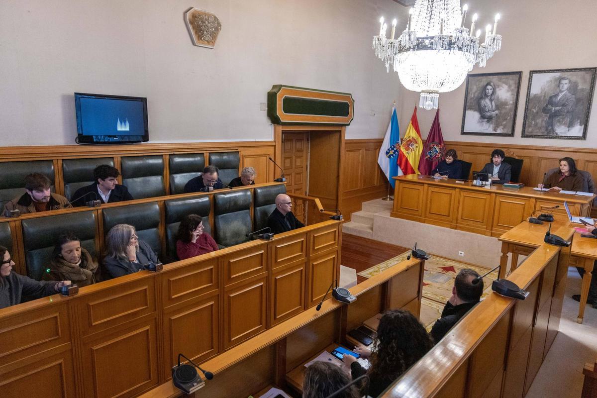 Reunión de la Mesa Sectoral de Vivenda celebrada ayer en Raxoi