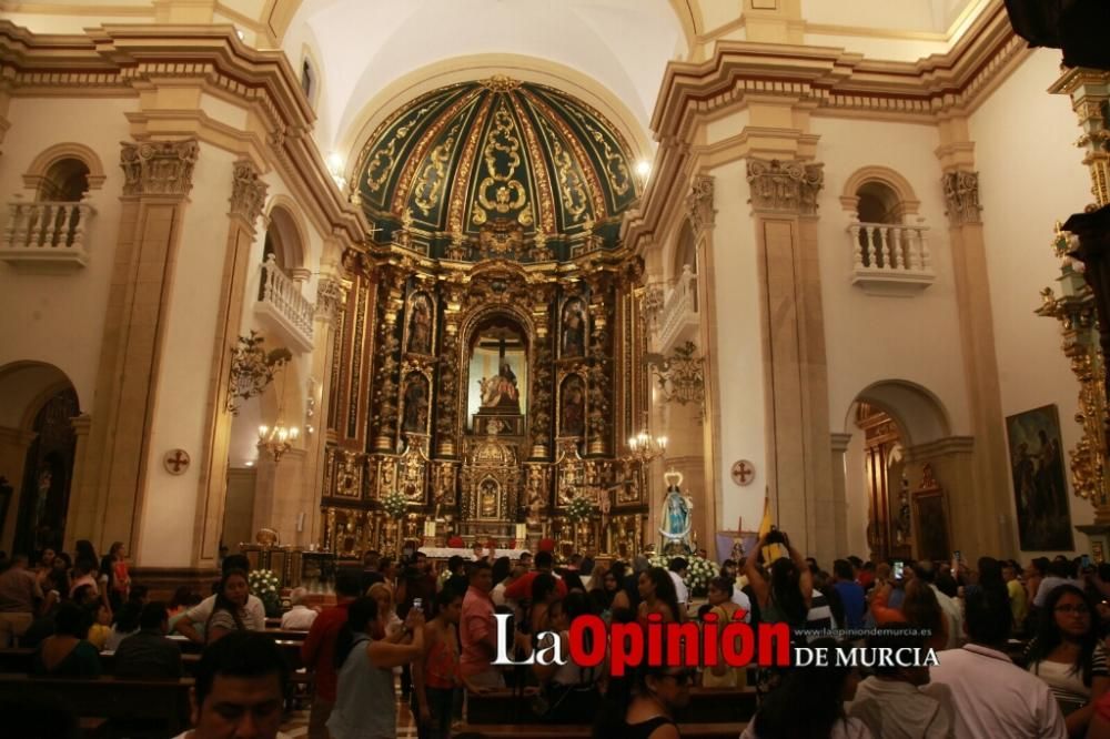 Procesión de la Virgen del Cisne en Lorca