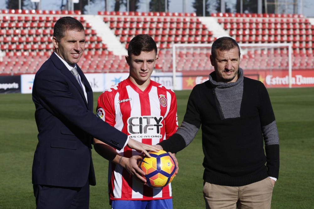 El Girona presenta Maffeo i Angeliño