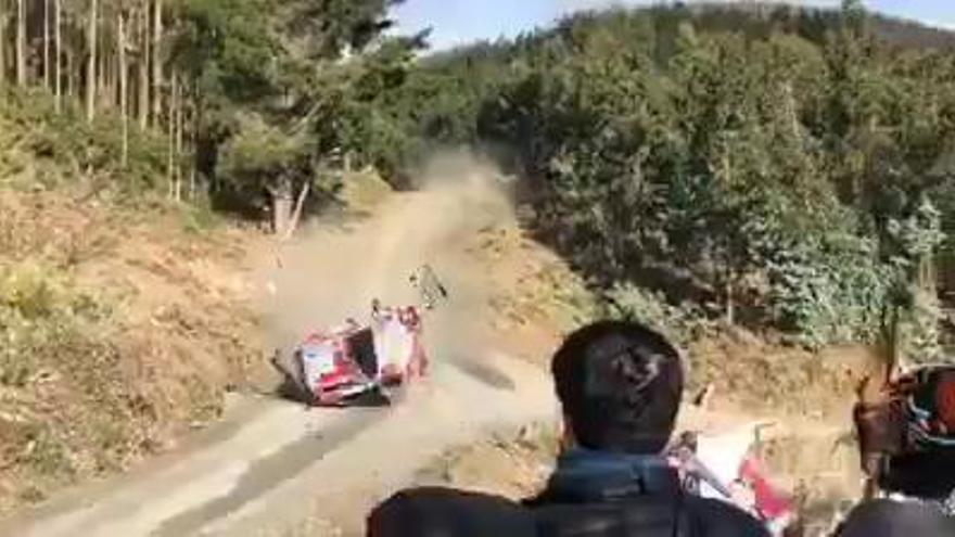 Tremendo accidente de Thierry Neuville en el Rally de Chile