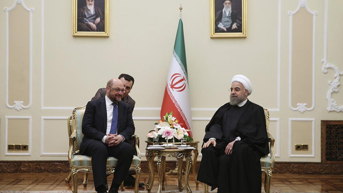 Hassan Rouhani, Martin Schulz