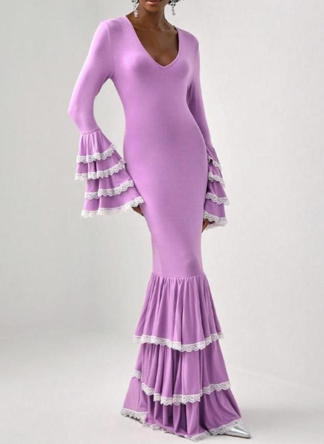 Vestido de flamenca 'low cost', de SHEIN