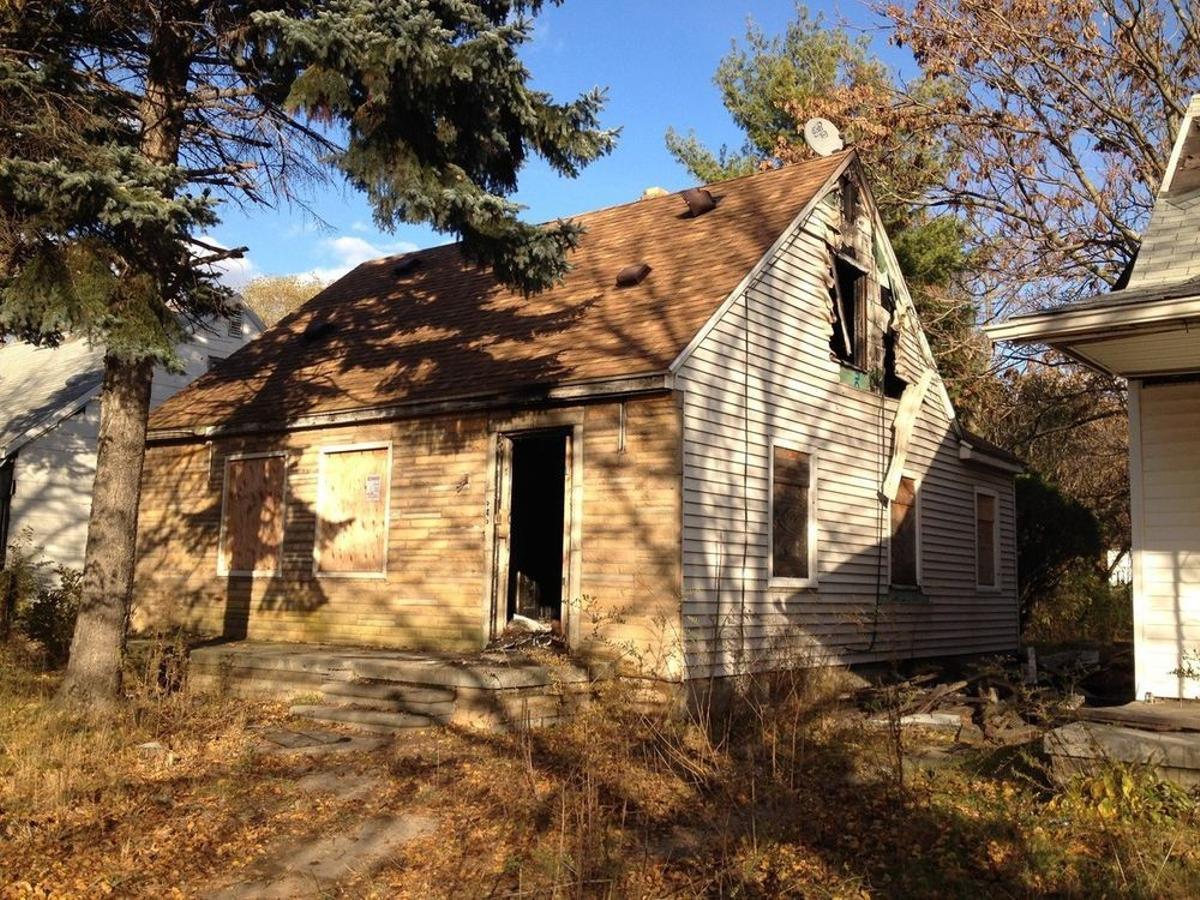 Casa de la infancia de Eminem en Detroit.