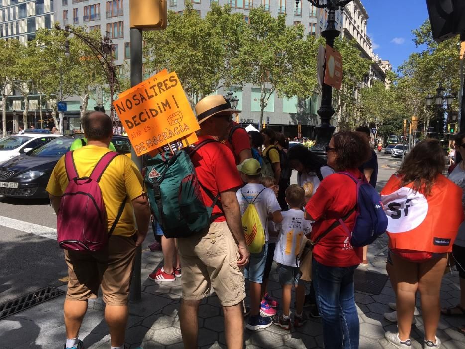 Bagencs a la concentració de Barcelona.