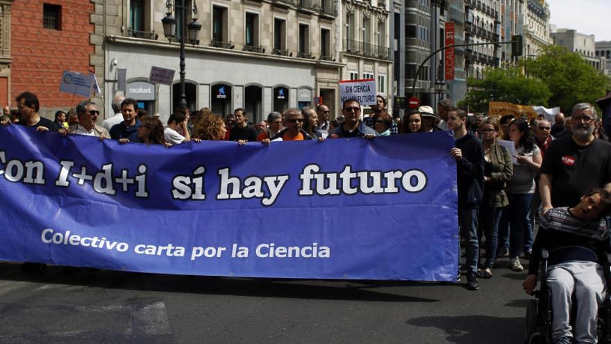 Imagen de la manifestación en Madrid