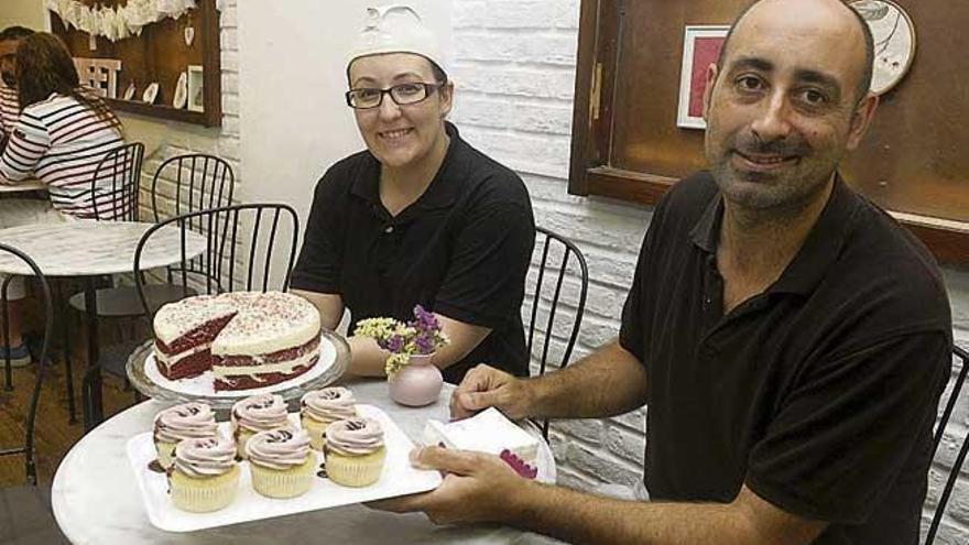 Isabel Perales y Pablo Castro, en Sweet Place.