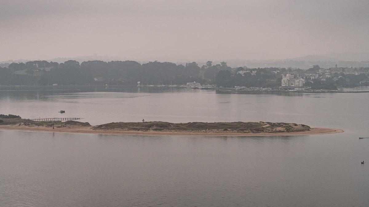 Vista del Puntal de Santander, que dentro de unos 20 años se convertirá en una isla.