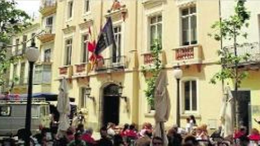 Façana de l&#039;ajuntament de Blanes.