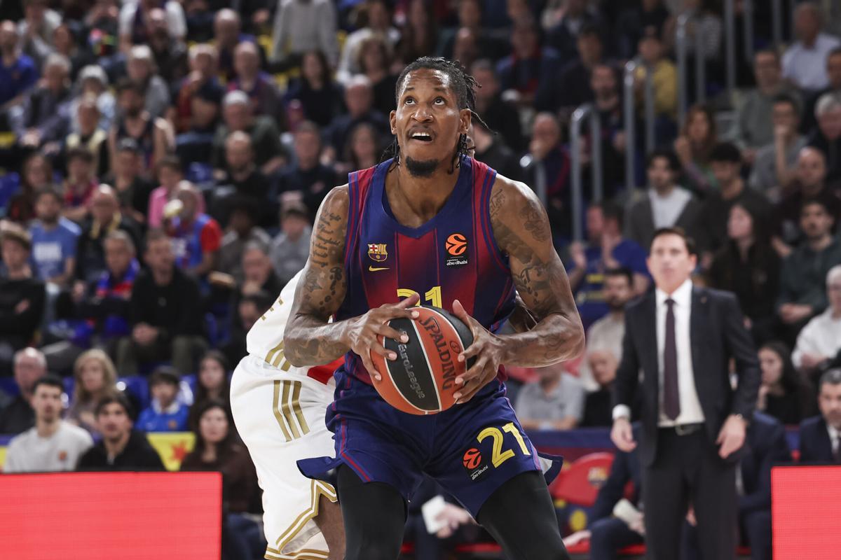 Will Clyburn, durante el duelo ante el Estrella Roja en el Palau.