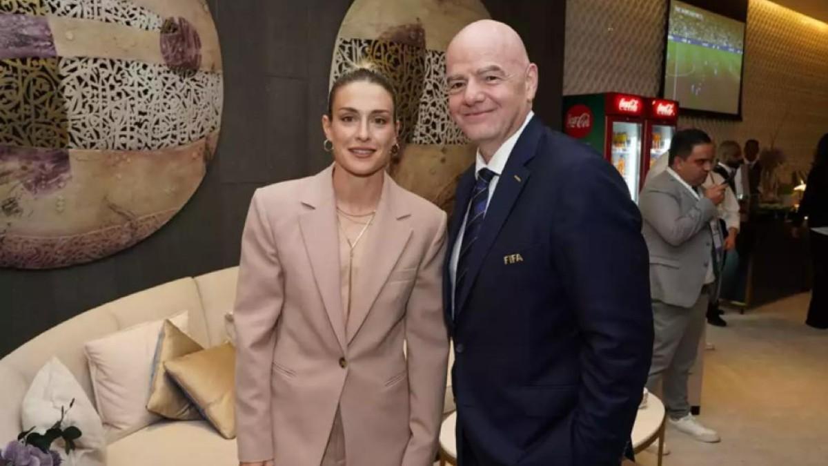 Alexia y Gianni Infantino se han reunido en Arabia Saudí