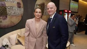 Alexia y Gianni Infantino se han reunido en Arabia Saudí