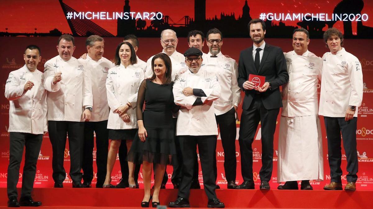 Galardonados con tres estrellas Michelin en la edición de 2020