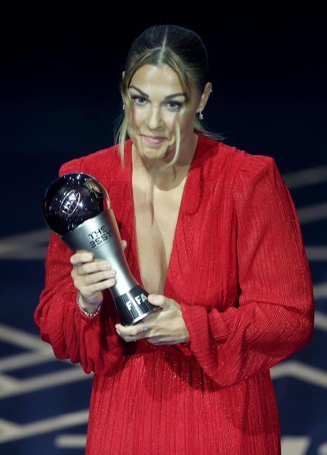 Gala Premios The Best FIFA 2023. Las mejores imágenes de los ganadores. Mejor portera  Mary Earps