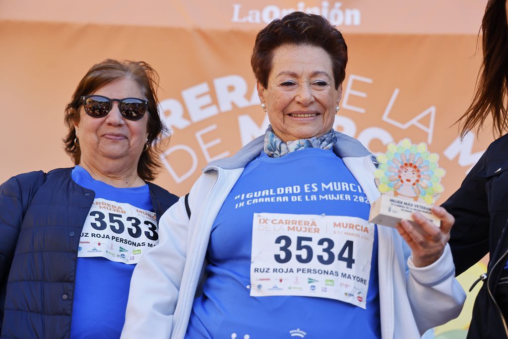 Las imágenes de la entrega de premios de la Carrera de la Mujer 2024