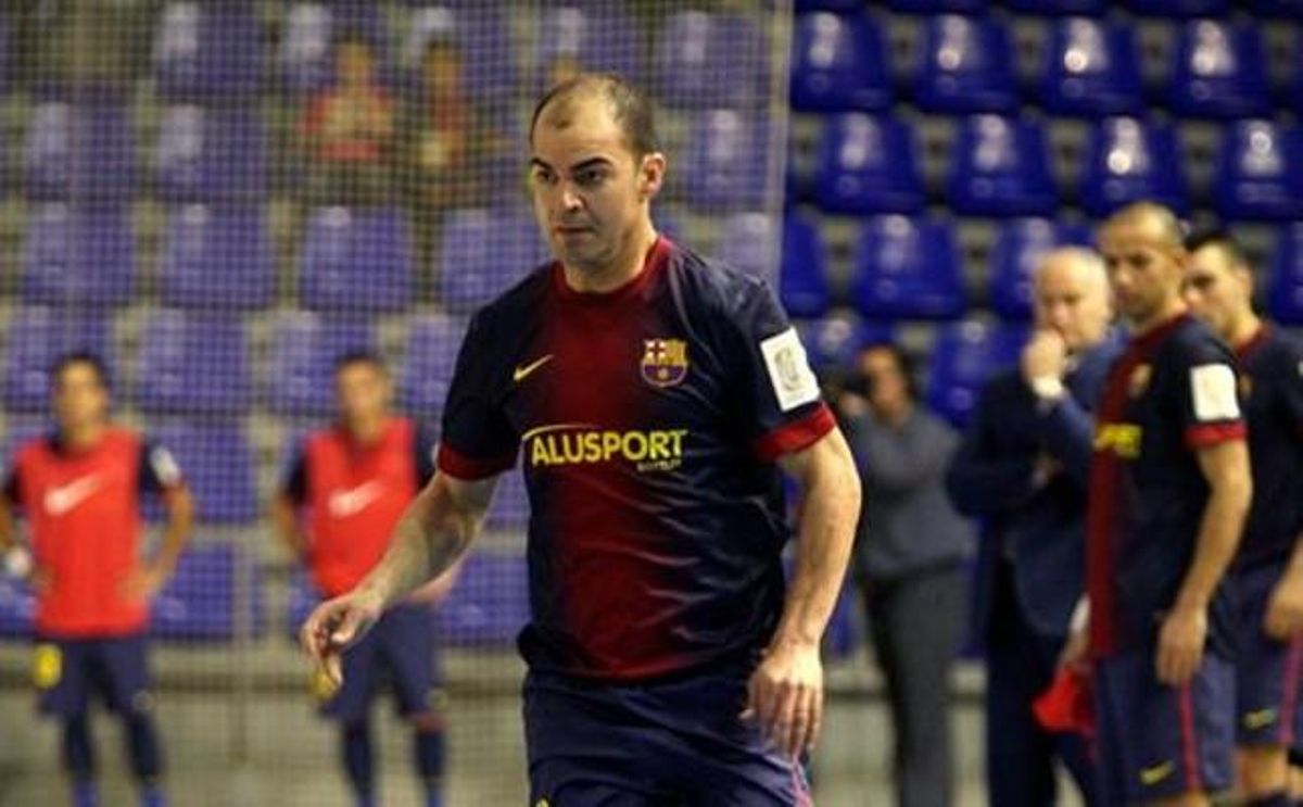Wilde, jugador brasiler del Barça Alusport. Wilde, jugador brasiler del Barça Alusport.
