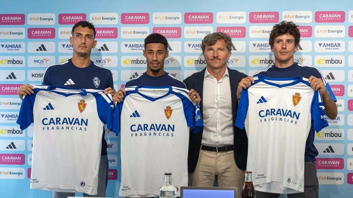 Iranzo, Ureña, Sangalli y la grandeza del Real Zaragoza: así ha sido su presentación