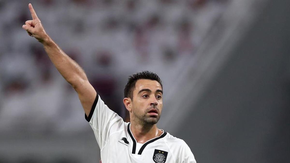 Xavi Hernández, en un partido con su actual equipo, el Al Sadd de Catar