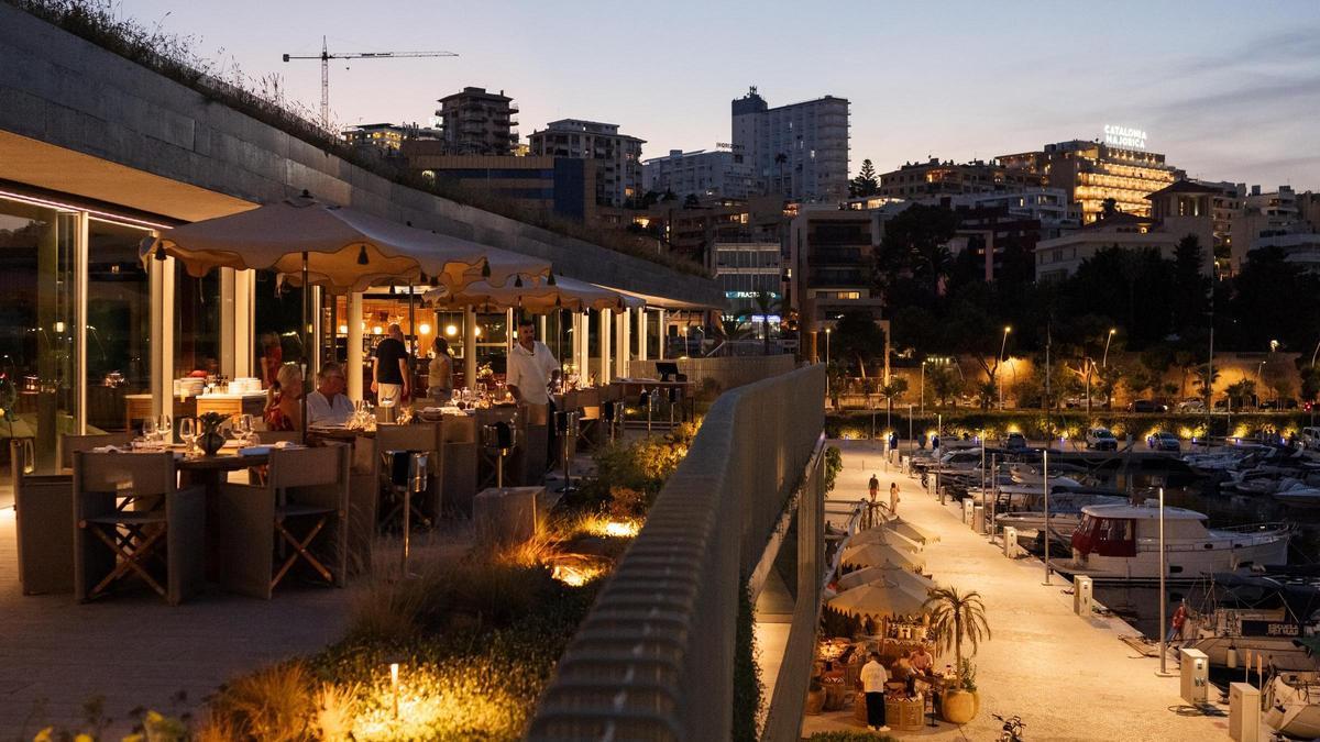La terraza de Azotea Club de Mar
