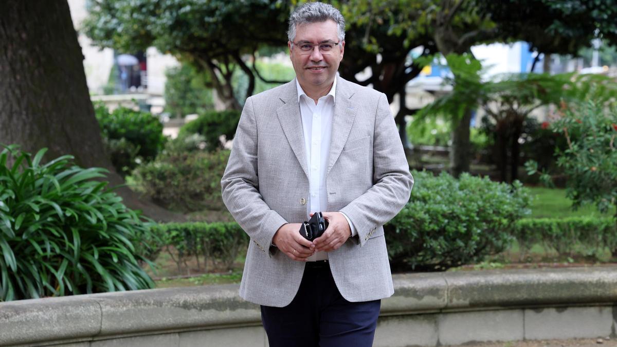 El portavoz del PP de Redondela, Javier Bas.