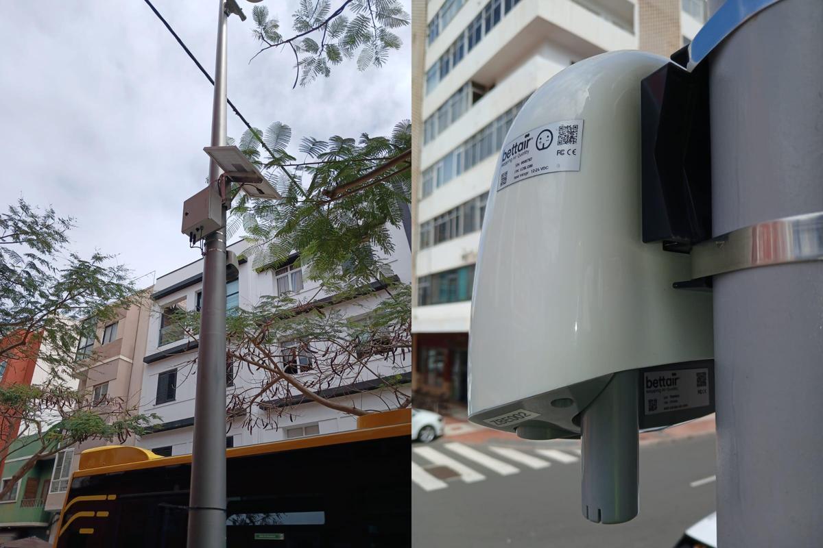 Sensores en Alcaravaneras para controlar la calidad del aire y el ruido.