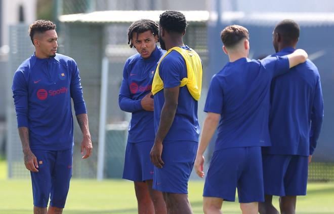 Las divertidas anécdotas del último entrenamiento del Barça