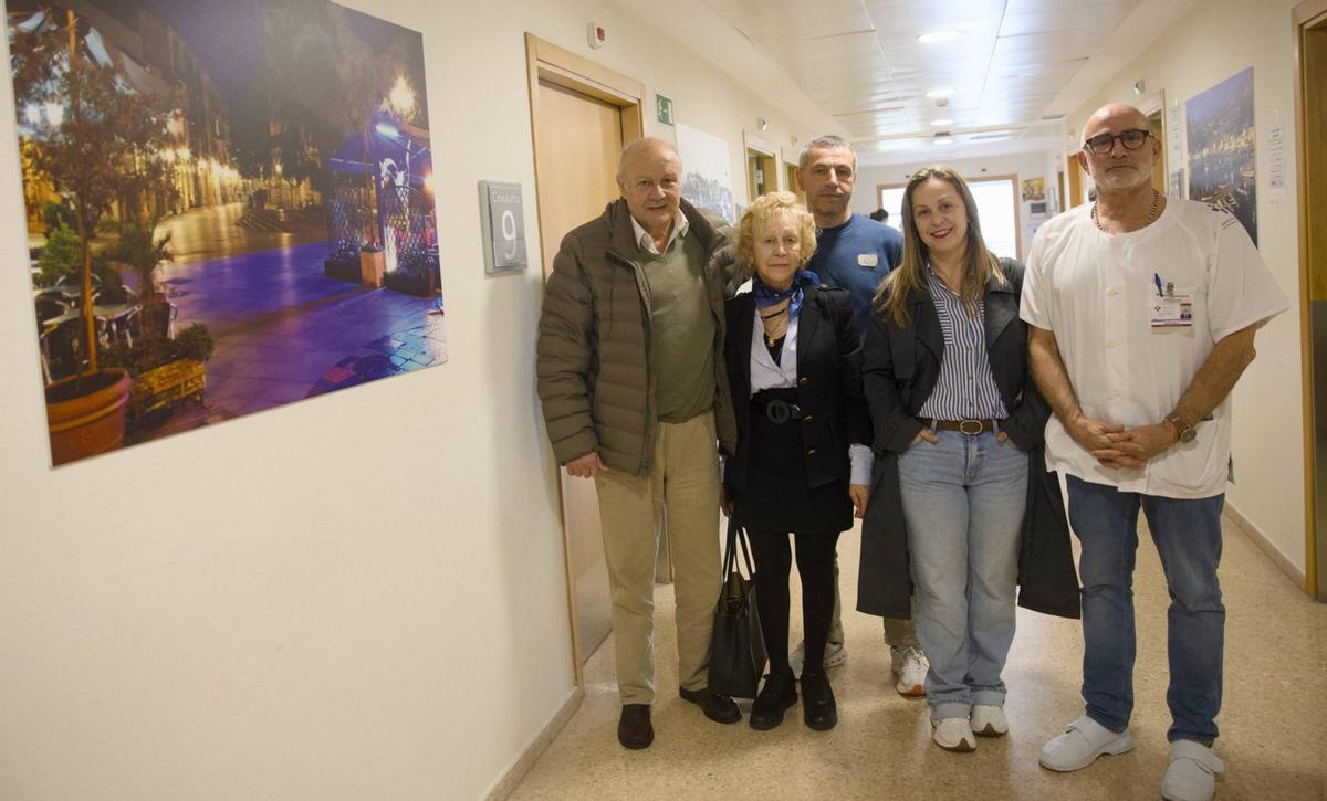 Nardo Villaboy, Carmen González, Javier y Elisabeth Quero y Miguel Rodríguez.