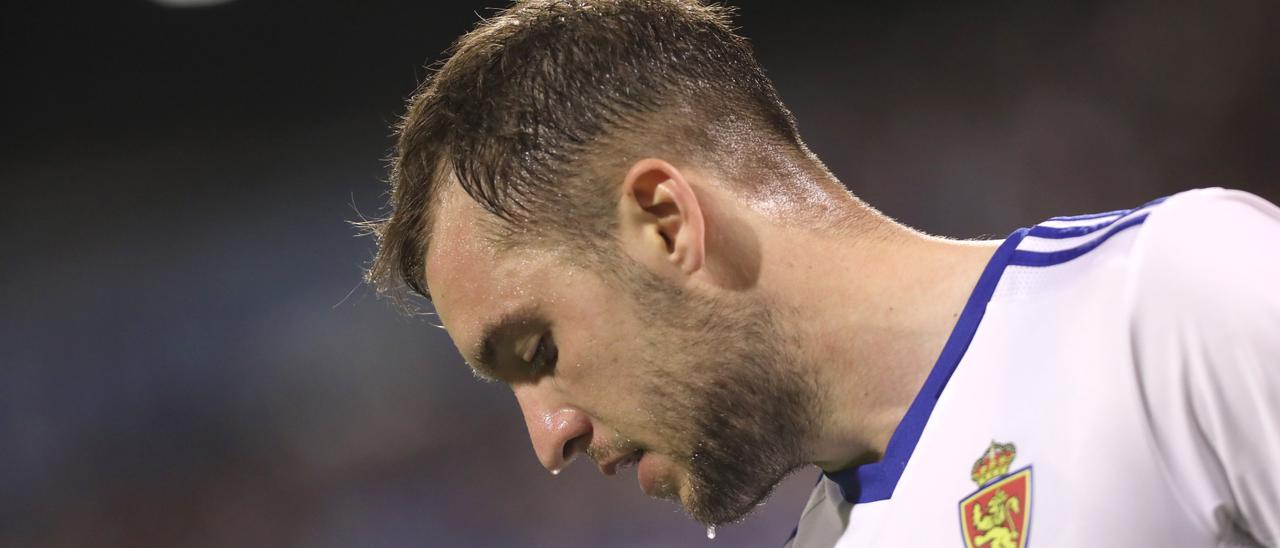 Vada, durante el partido ante el Amorebieta en La Romareda.