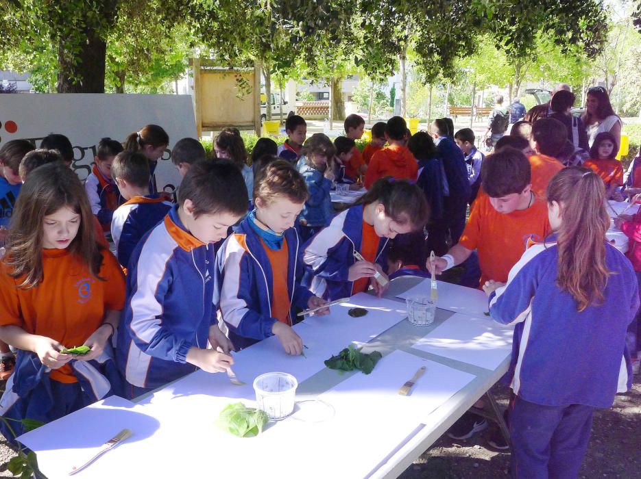 Plantada d''arbres al Parc Bosc de Figueres