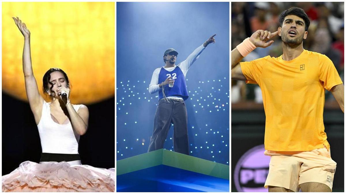 Rosalía, Bad Bunny y Carlos Alcaraz son los 'Héroes de la felicidad' para los españoles