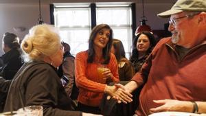 US presidential hopeful Nikki Haley campaigns in New Hampshire