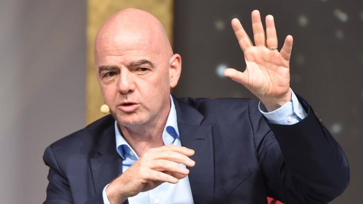 El presidente de la FIFA, Gianni Infantino