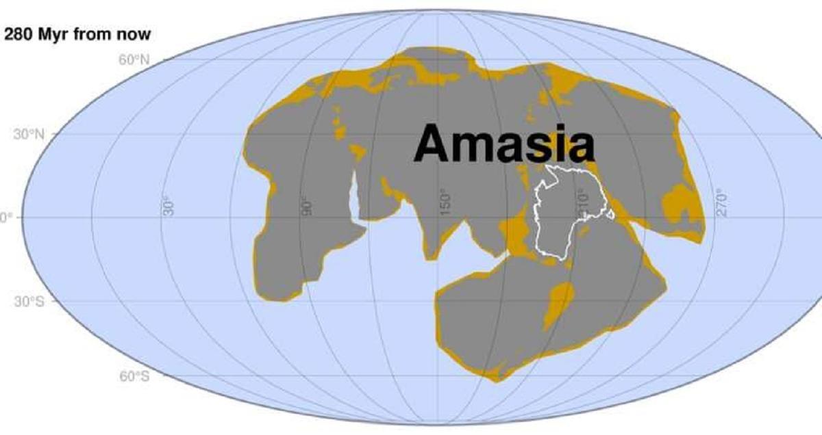 Així serà Amàsia, el continent únic de la Terra que ja s’està formant