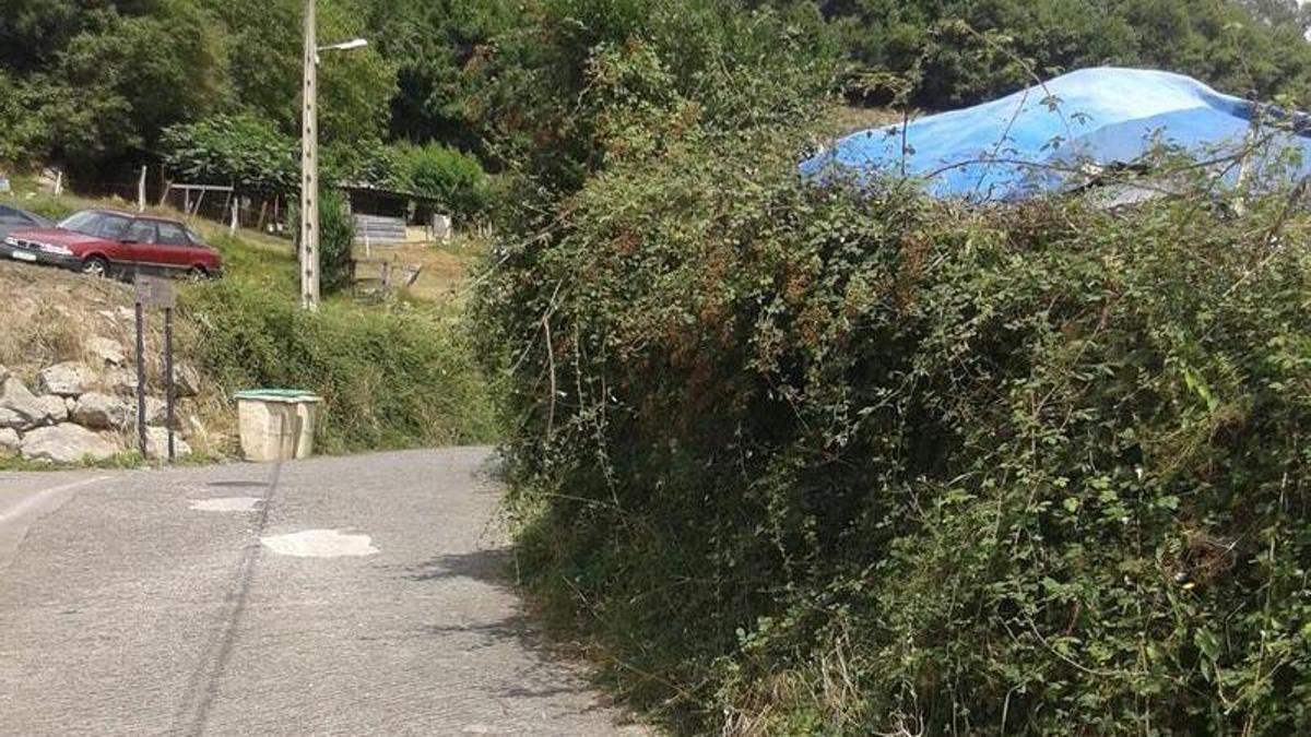 La carretera para la que el PSOE reclama una sustitución del firme.