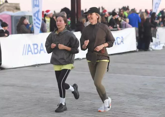 Sandra Ortega, en la San Silvestre de A Coruña