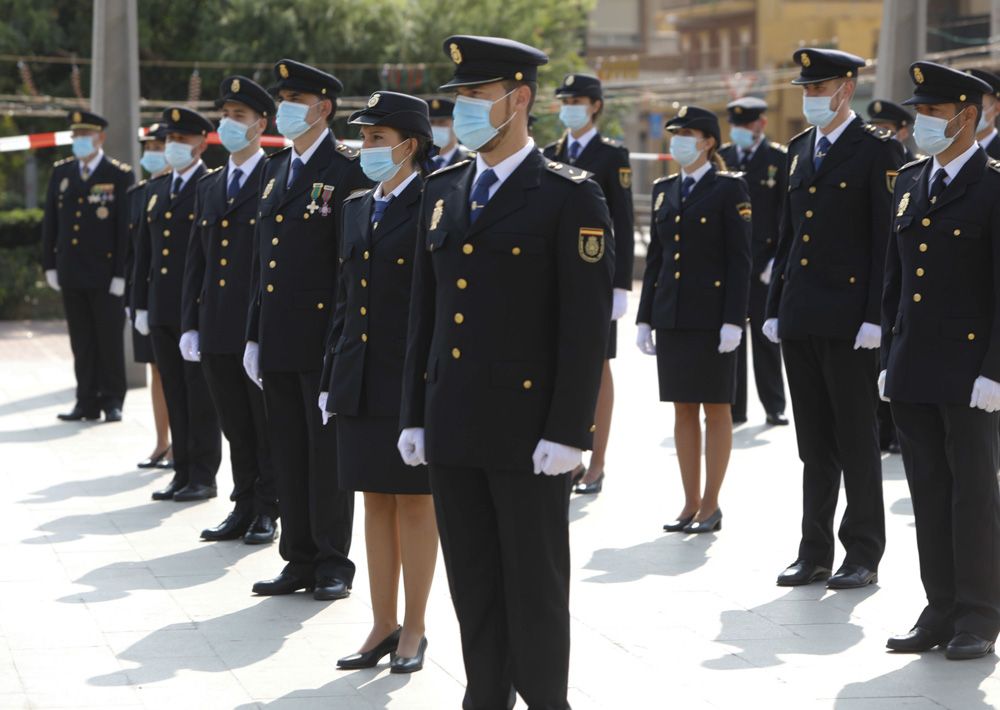 Acto institucional por el Patrón del Cuerpo Nacional de Policía en Sagunt.