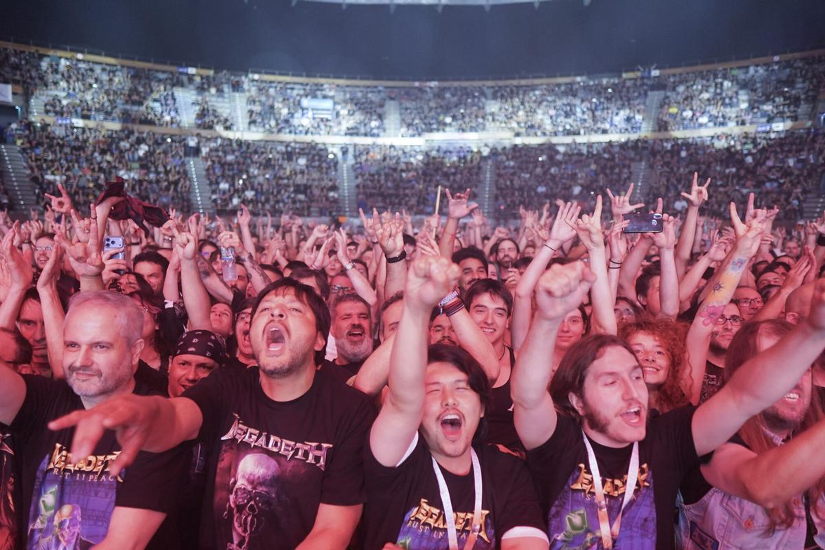 La banda de Dave Mustaine dice adiós tras 43 años sobre los escenarios. A Coruña es una de las pocas paradas seleccionadas de su gira. La banda de Dave Mustaine dice adiós tras 43 años sobre los escenarios. A Coruña es una de las pocas paradas seleccionadas de su gira.