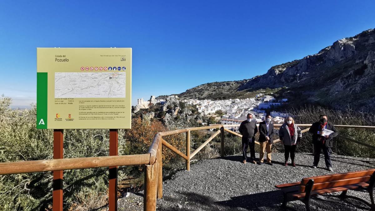 Zuheros cuenta con un nuevo mirador a la Subbética en la colada del Pozuelo