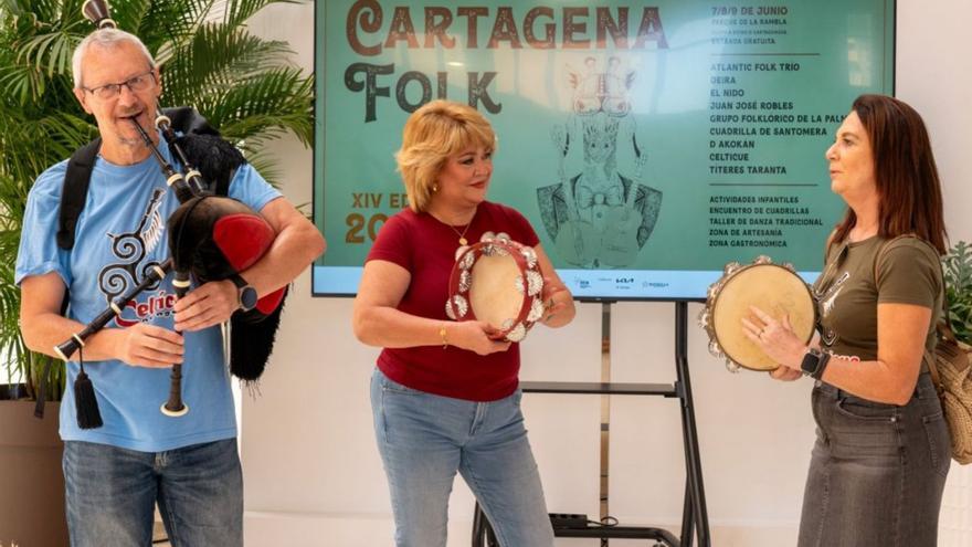 El cartel fue presentado este miércoles en el Luzzy de Cartagena. | AYTO. CARTAGENA